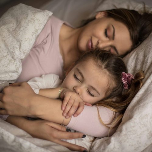 comforting a child with tummy aches in children